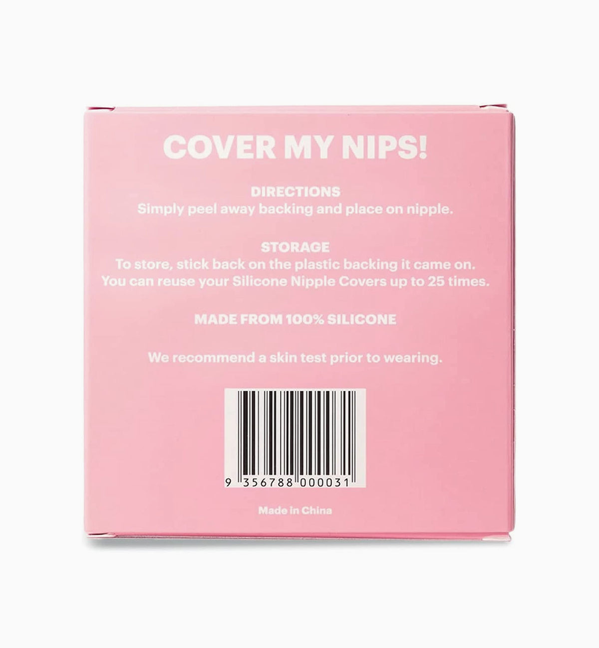 Booby Tape Silicone Nipple Covers (1 Pair),Nude
