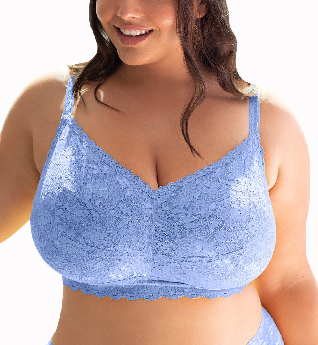 Cosabella NSN ULTRA CURVY Sweetie Bralette (NEVER1321),XS,Cielo - Cielo,XS