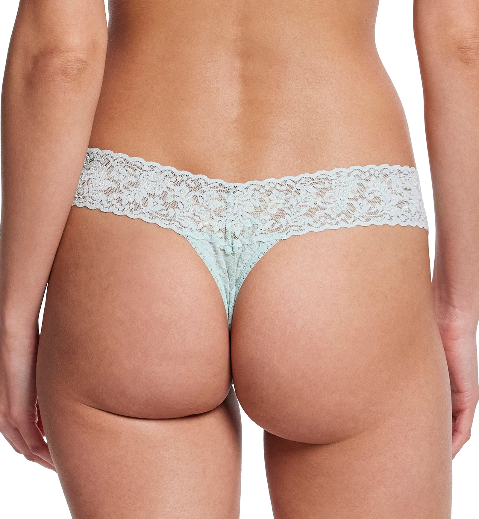 Hanky Panky Signature Lace Low Rise Thong (4911P),Low Tide - Low Tide,One Size