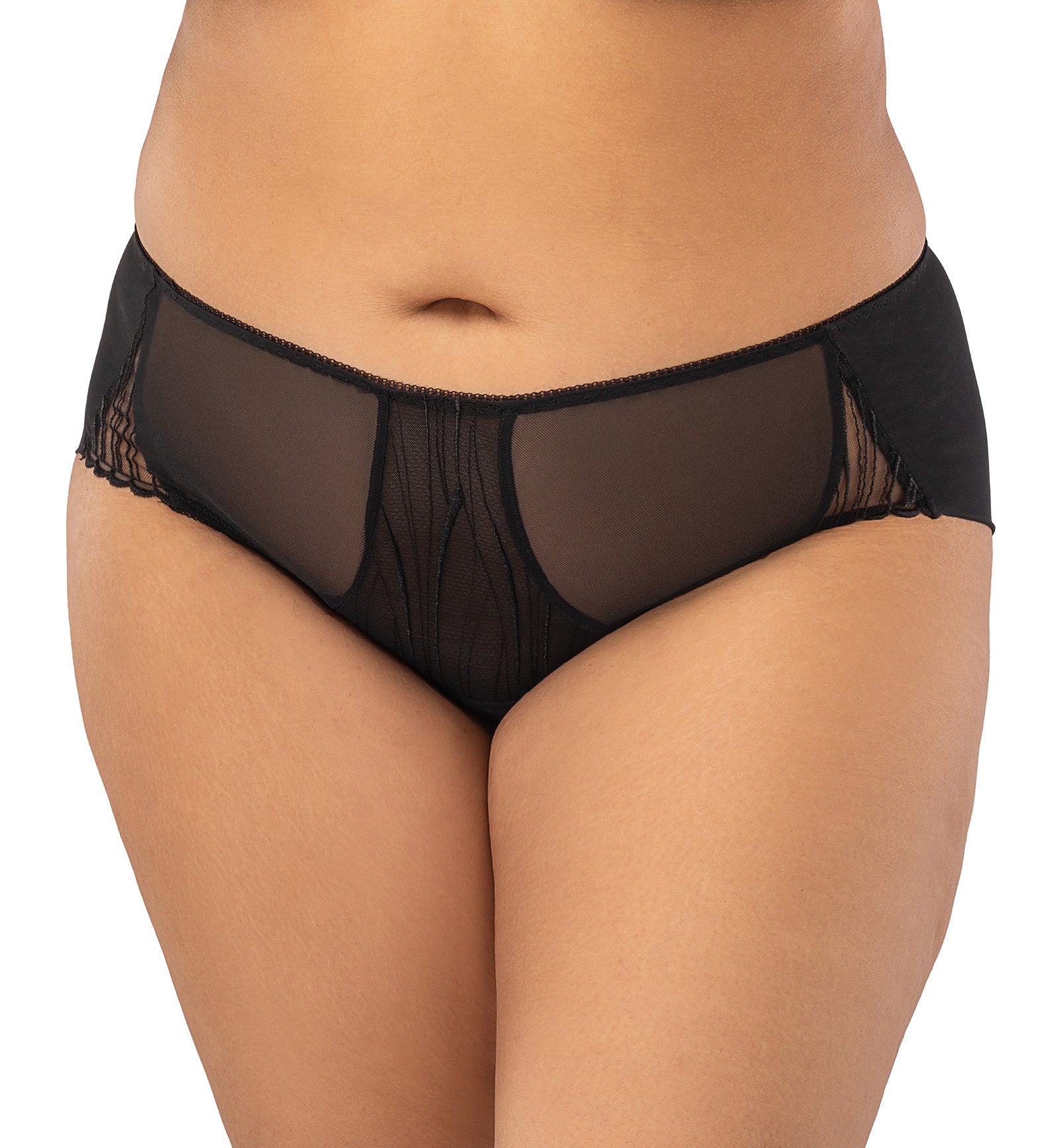 Nessa Queen Classic Panty (N02),S,Black - Black,S