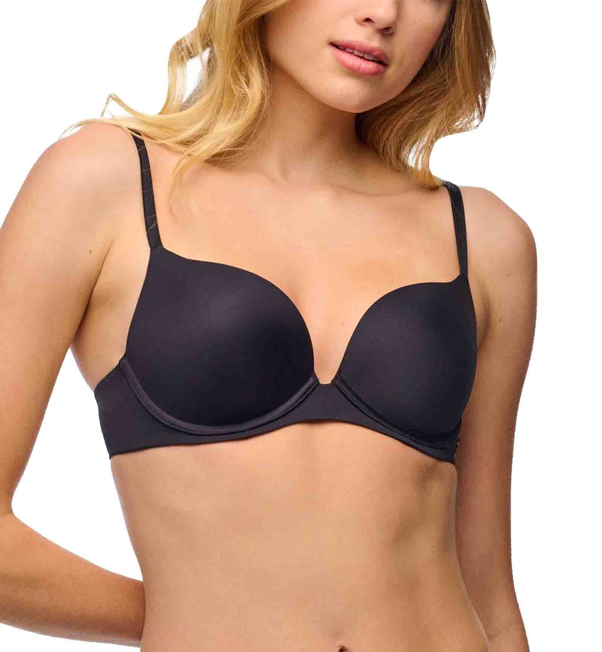 Cosabella Lisciante Push Up Bra (LISCI1131),32B,Black - Black,32B