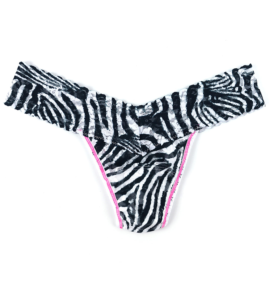 Hanky Panky Decades Aughts Zebra Low Rise Thong (MIX TAPE BOX) - Aughts Zebra,One Size