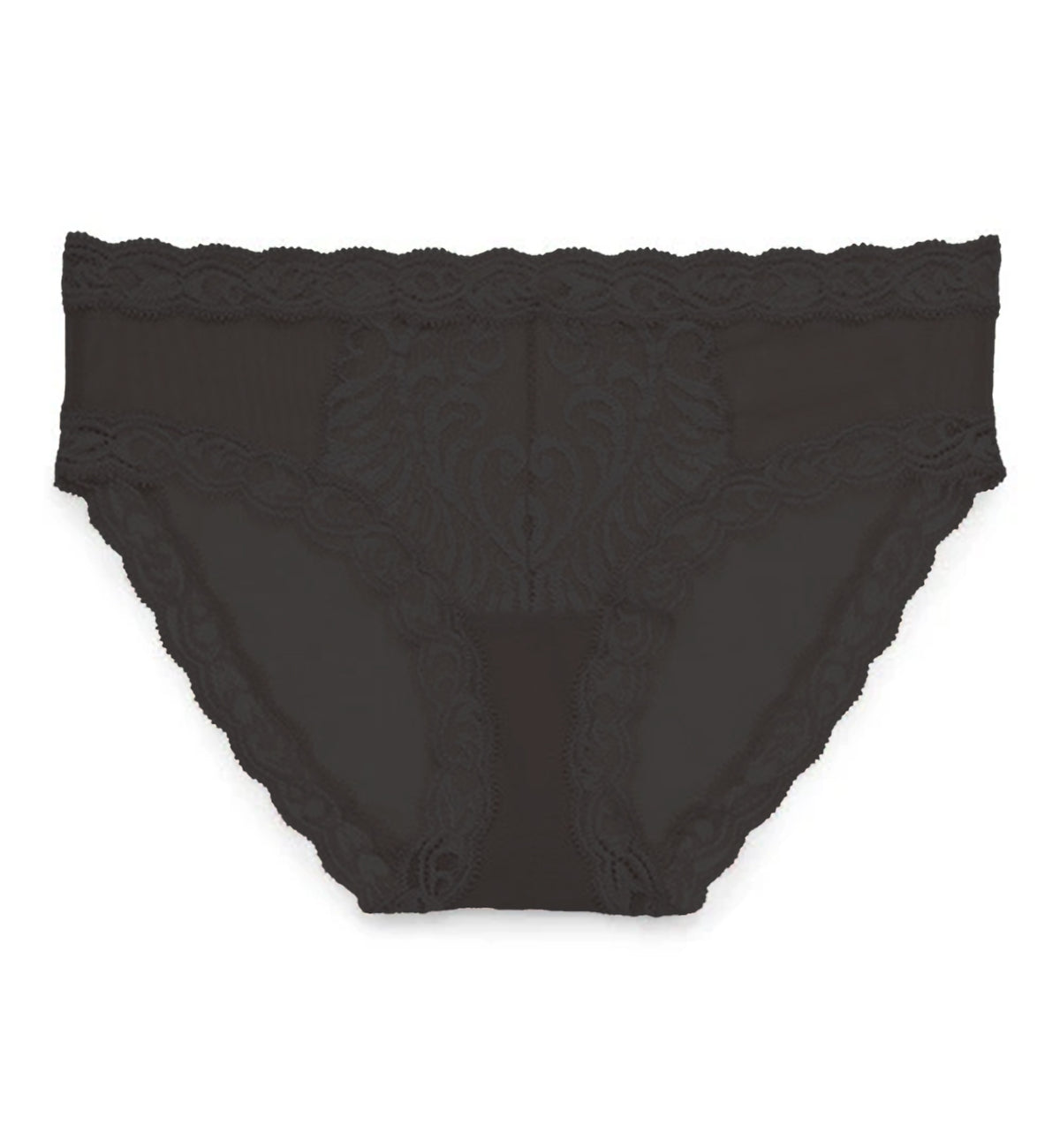 Natori Feathers Hipster Panty (753023),Small,Black - Black,Small