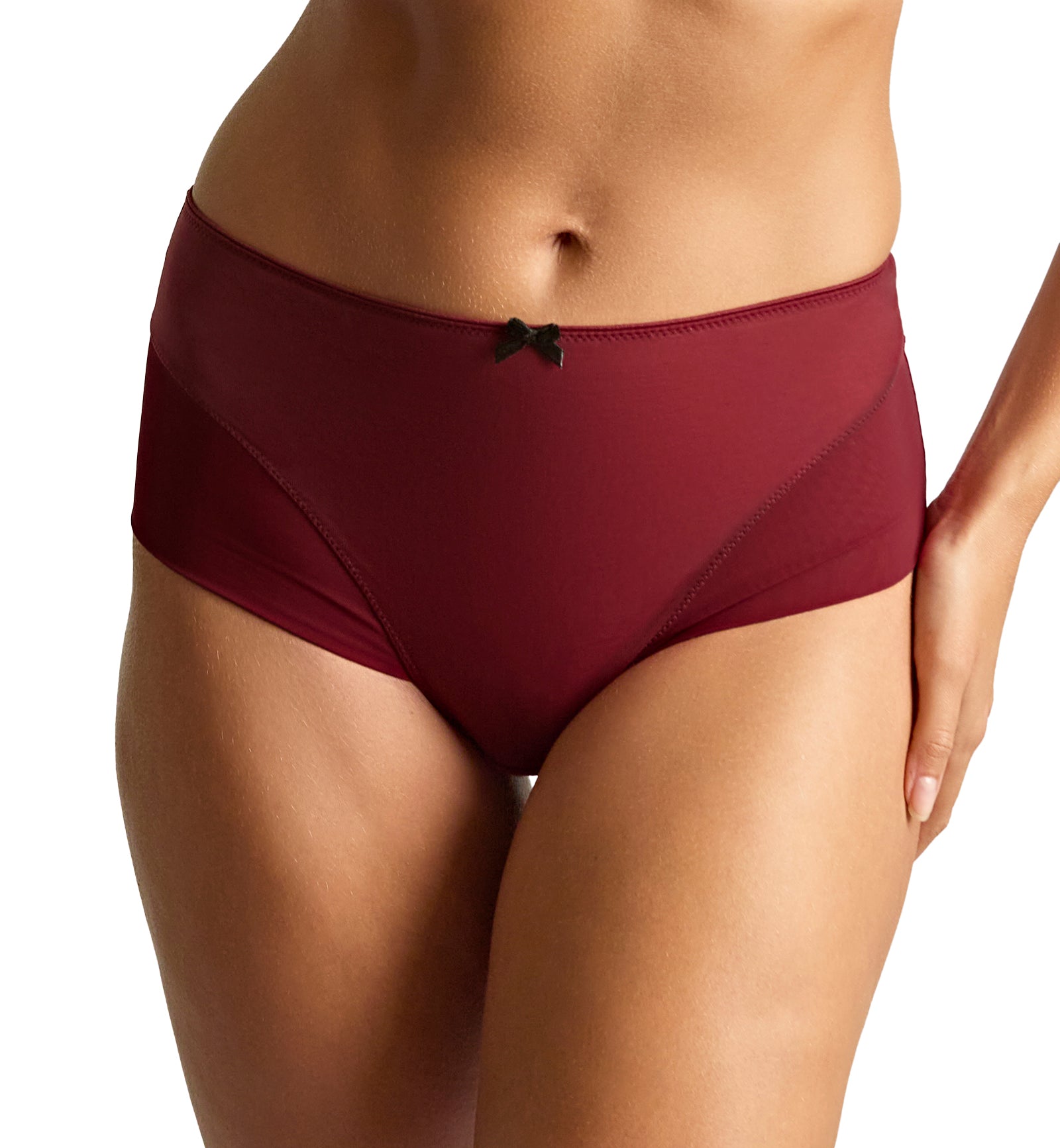 Panache Tango Essence Deep Brief (10963),Small,Cherry Red - Cherry Red,Small