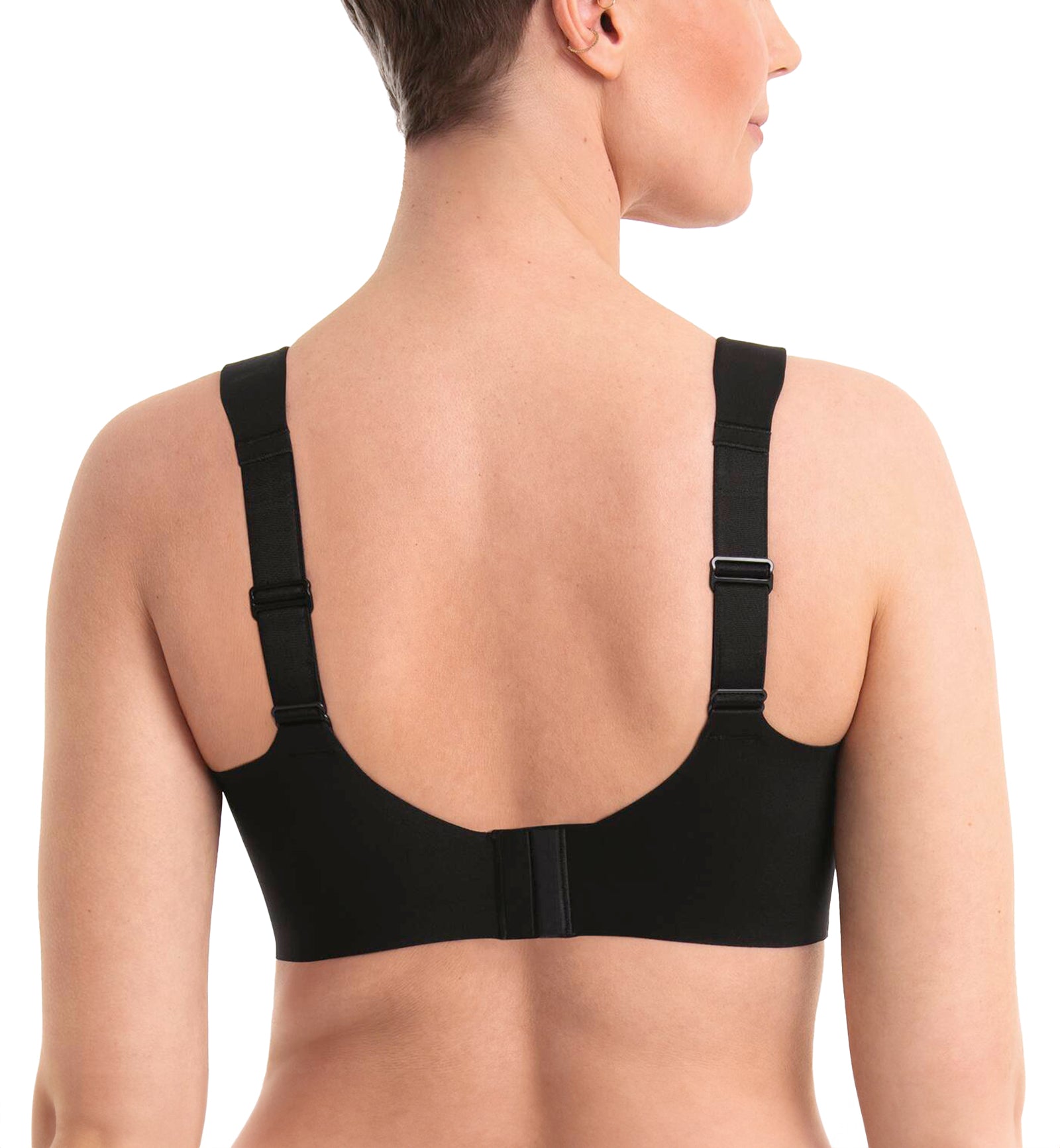 Anita Smart Control Firm Support Wireless Sports Bra (5530),32C,Black - Black,32C