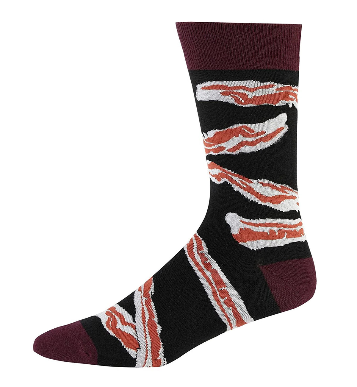SOCK it to me Men's Crew Socks (mef0069),Bacon - Bacon,One Size