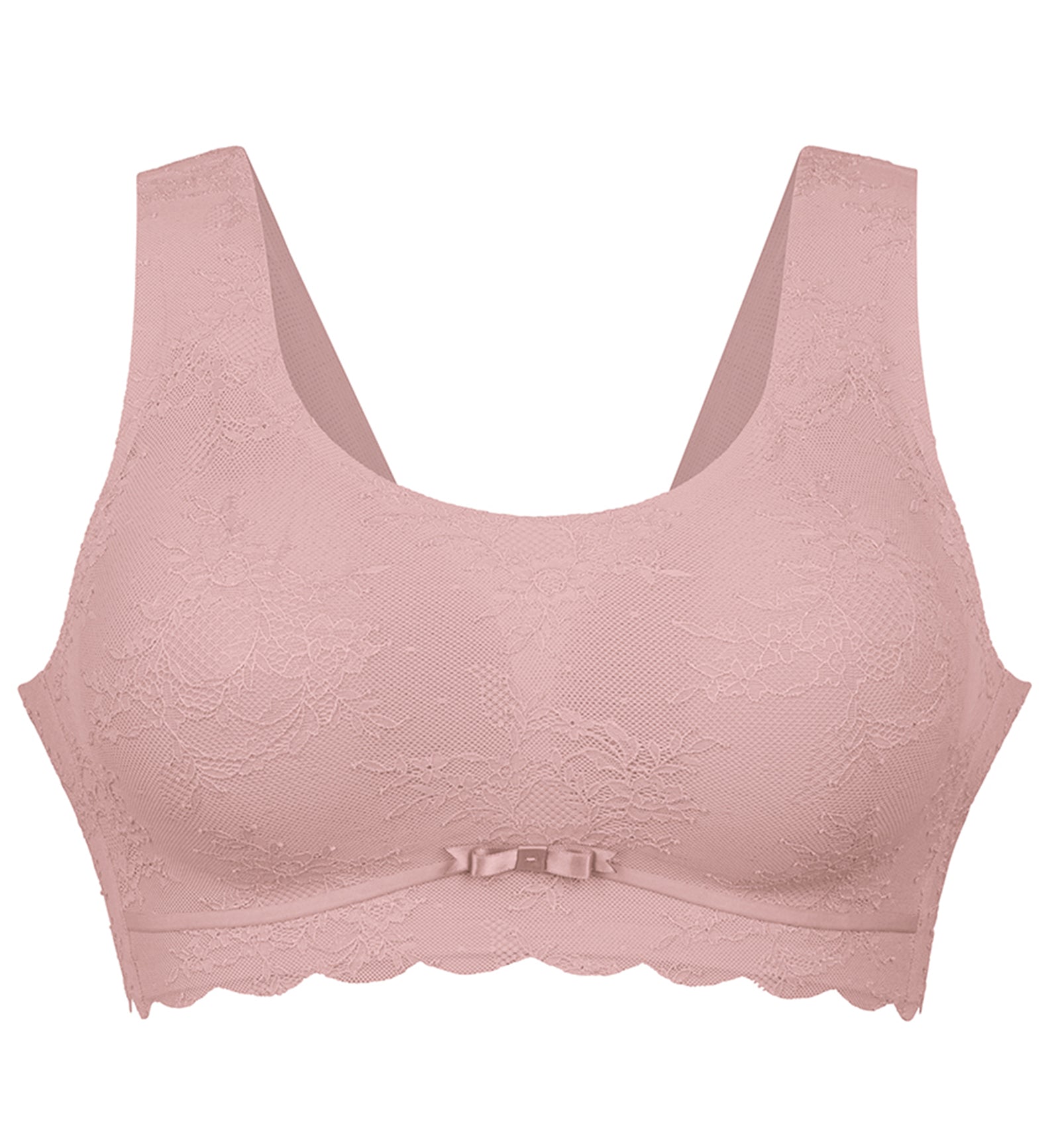 Anita Women's Bralette 5400 - Essential Lace Wireless Bra With Removable Pads, Black XS - View #8