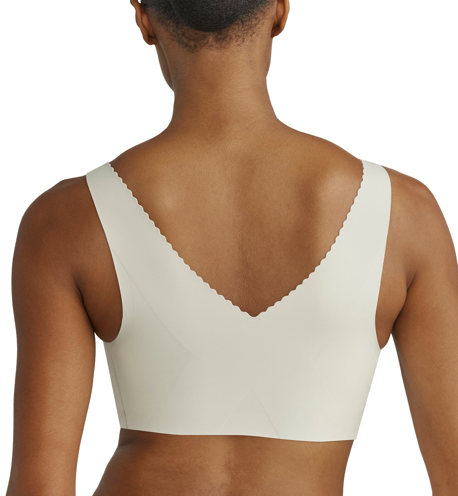 Evelyn & Bobbie EVELYN Deep V-Neck Bralette (1834),Small,Aloe - Aloe,Small