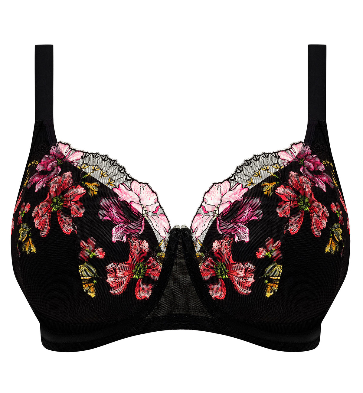 Elomi Teagan Padded Half Cup Underwire Bra (302615),32GG,Rainbow - Rainbow,32GG