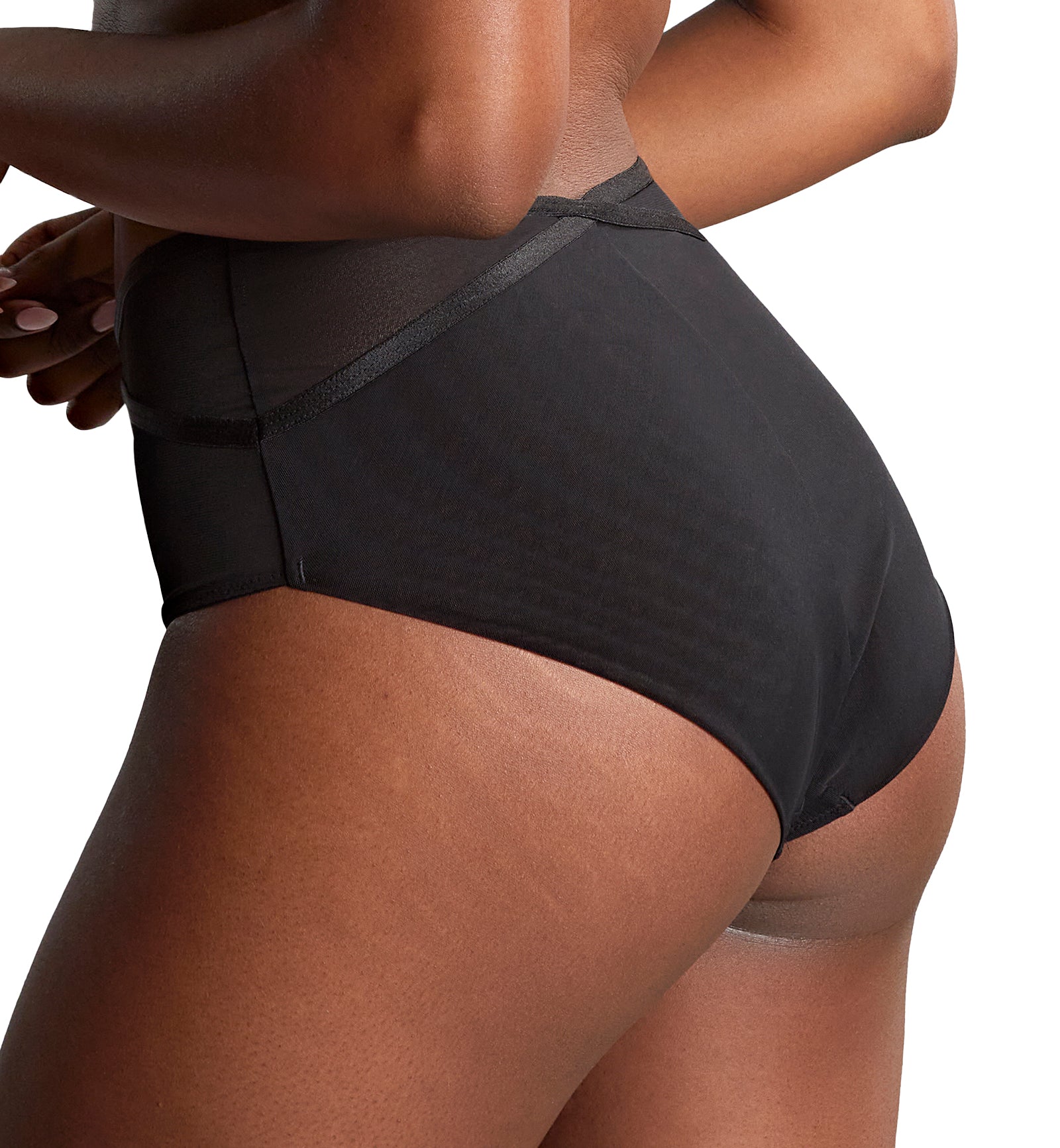 Panache Tango Essence Deep Brief (10968),Medium,Obsidian - Obsidian,Medium