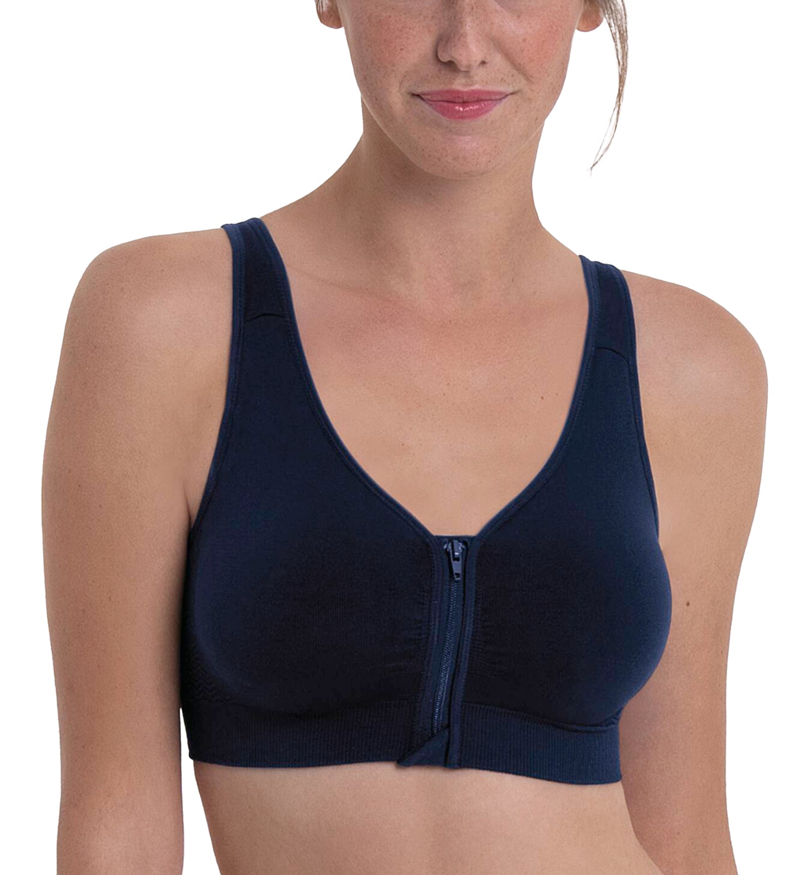Anita Care Lynn Pocketed Post Surgery Bra (5768X),Small,Maritime Blue - Maritime Blue,Small