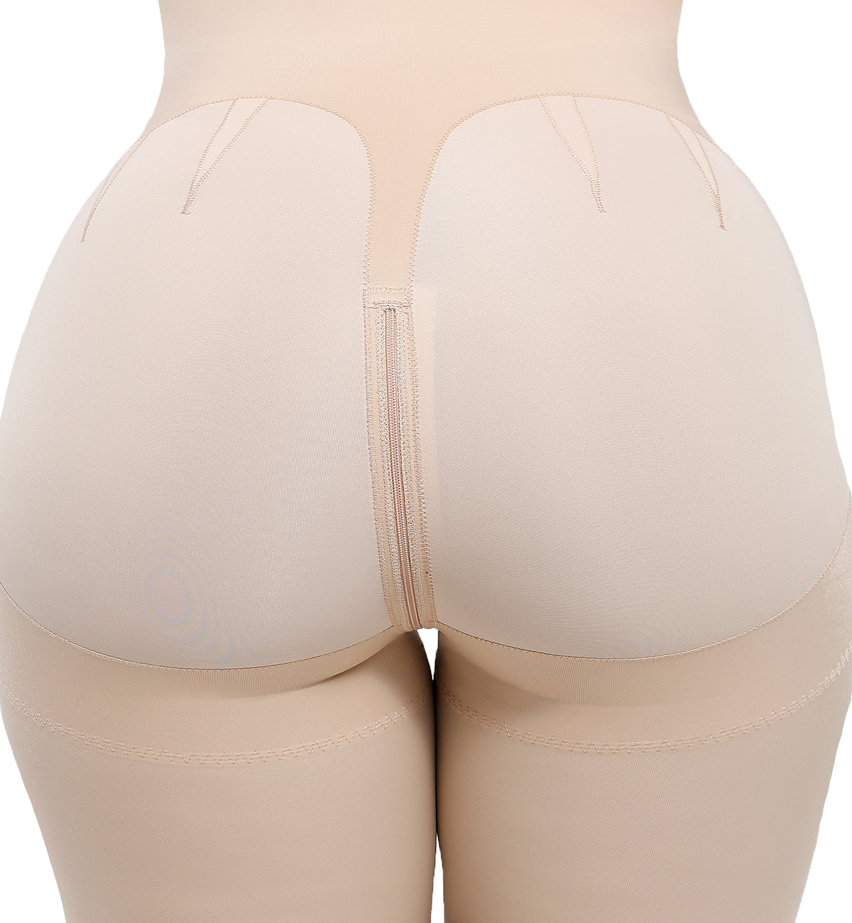 SHAPELLX BOOT-YEAH SilkSculpt High-Waisted Shapewear Bodysuit (MT250040),Small,Beige - Beige,Small