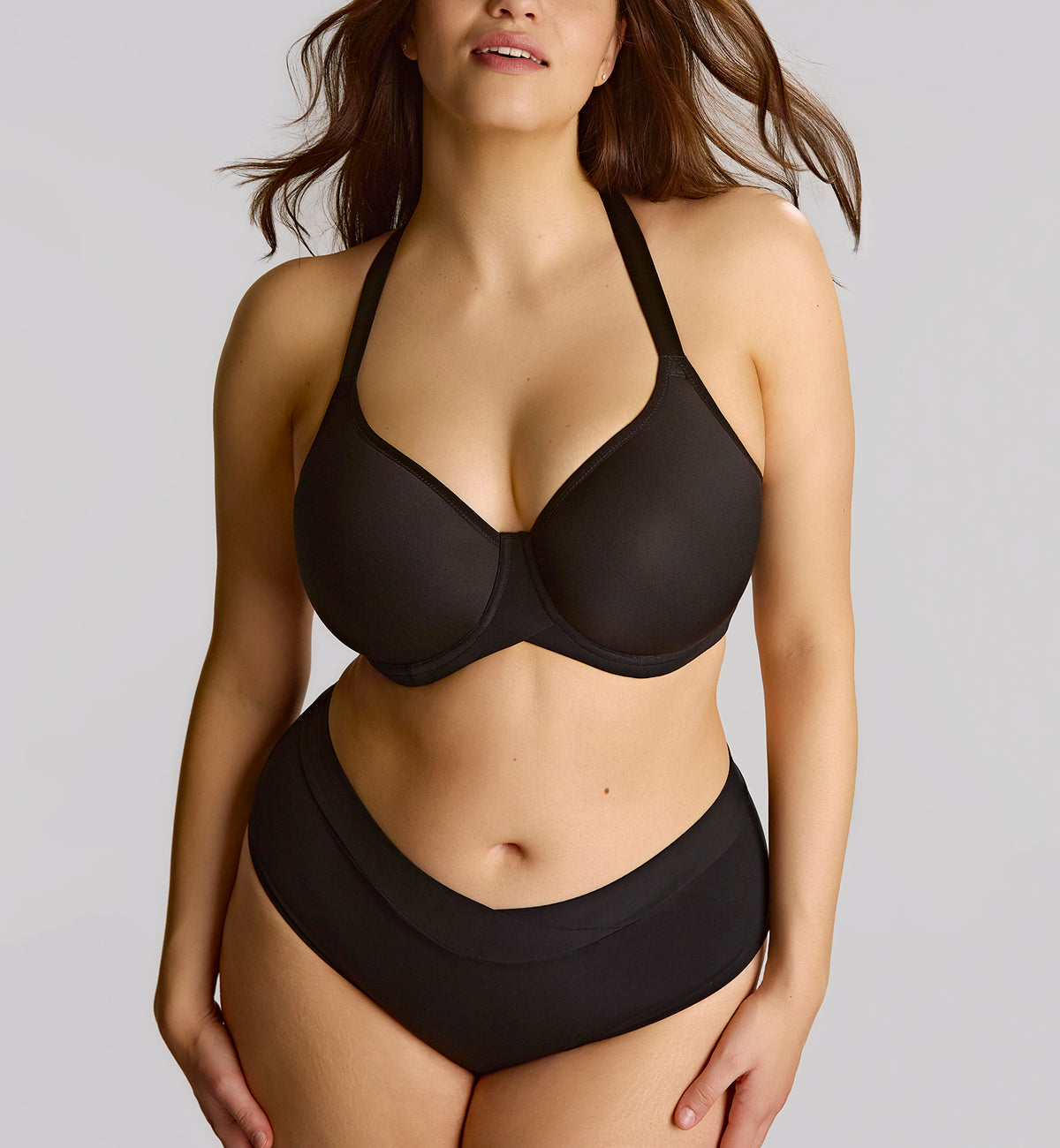 Sculptresse Form Spacer Molded Underwire Bra (11331),34E,Black - Black,34E