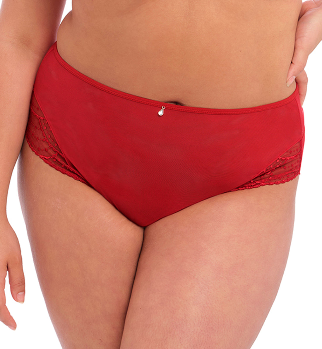 Elomi Priya Matching Full Brief Panty (4555),XXL,Haute Red - Haute Red,XXL