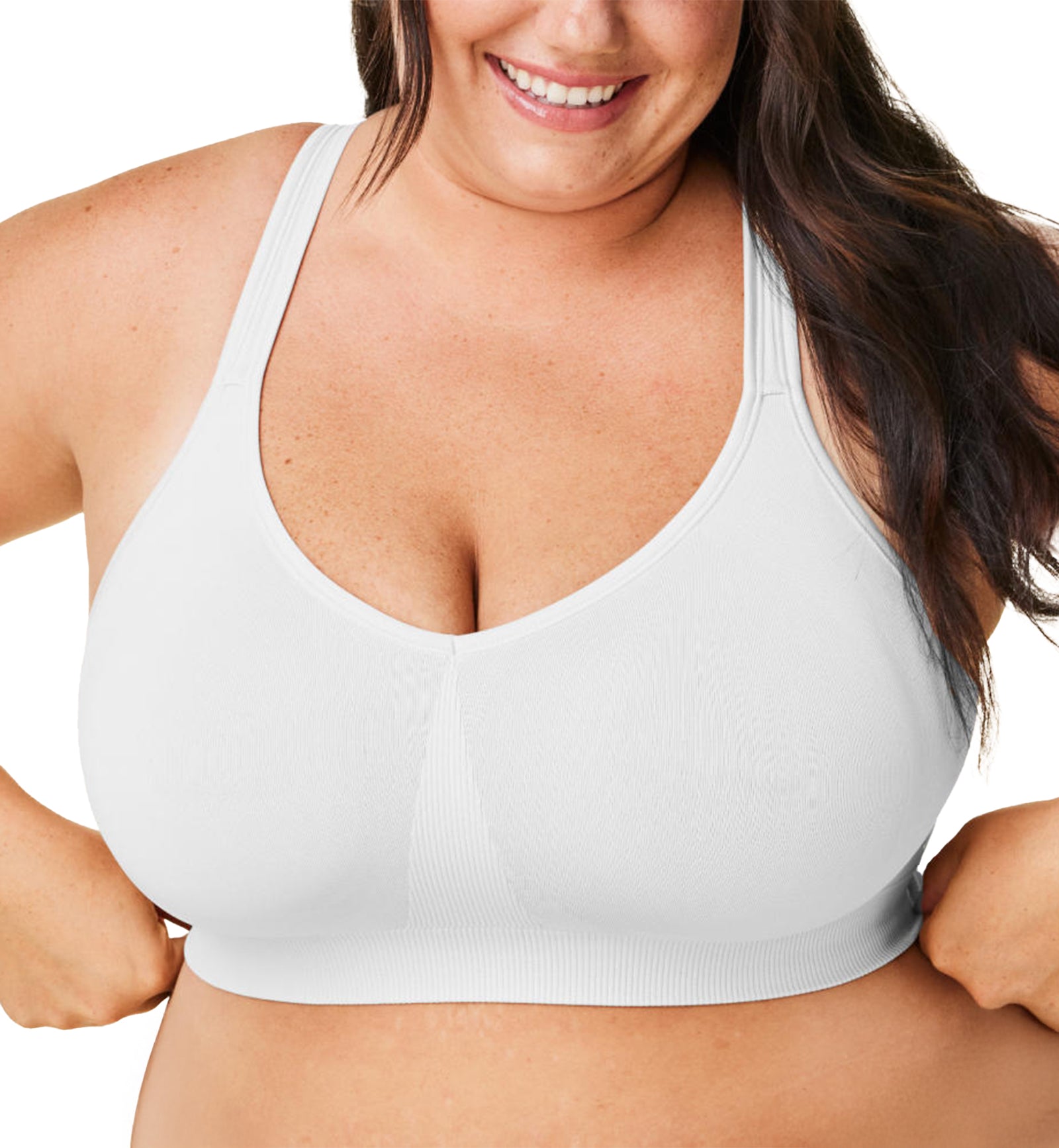 BRAVADO! DESIGNS Everyday Sculpt FULL CUP Wire-Free Bra (11011VFC),Small FC,Lily White - Lily White,Small-Full Cup