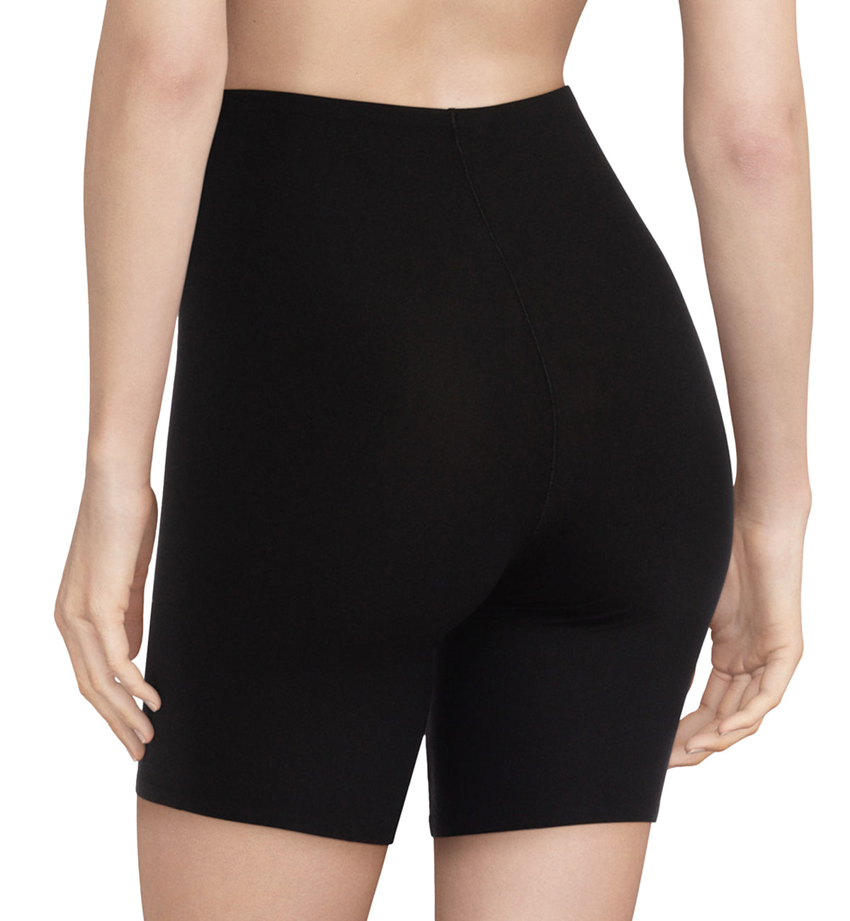 Chantelle Softstretch High Waist Mid-Thigh Short (C26450),Black - Black,One Size