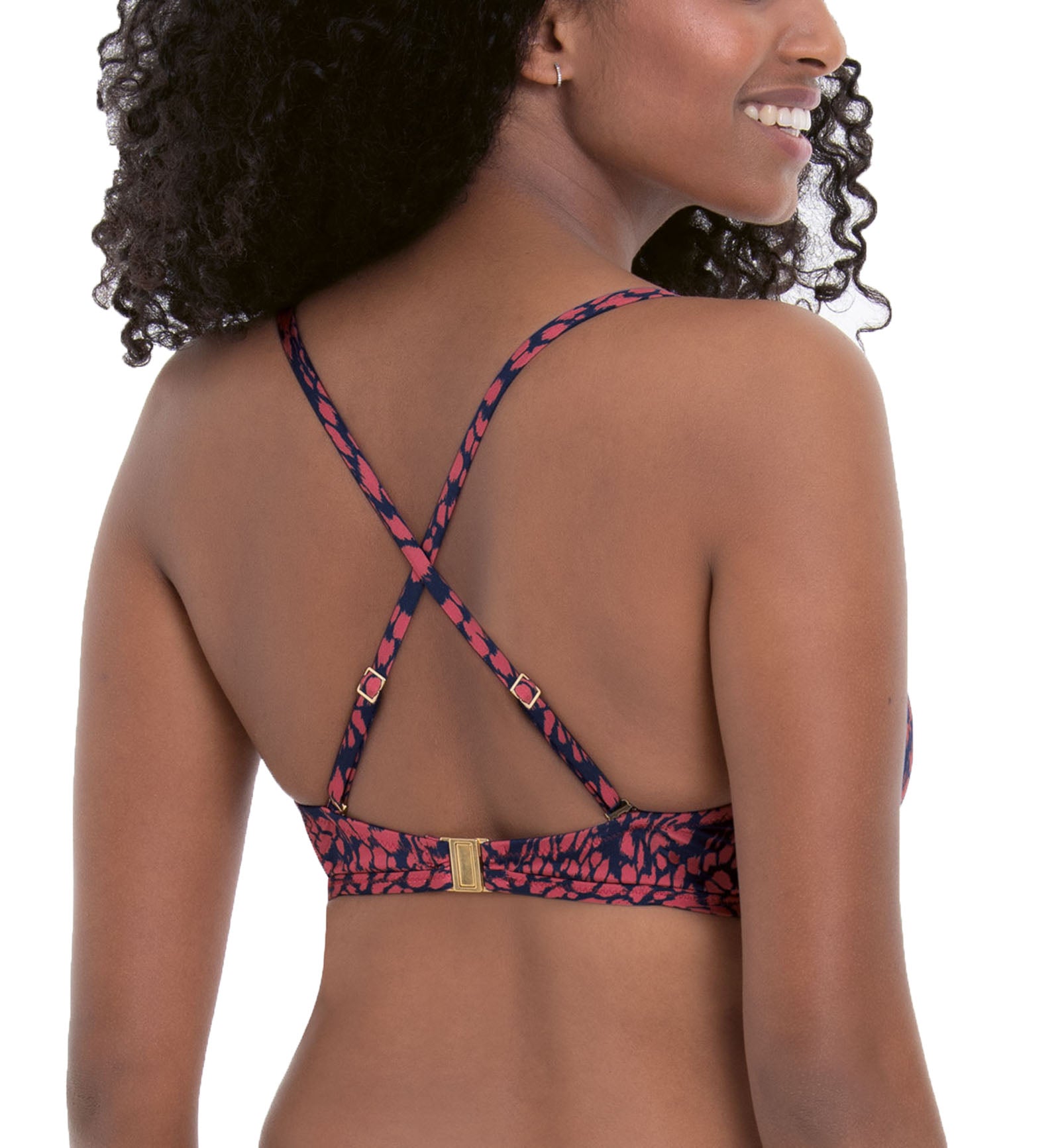 Anita Marble Beach Marielle Underwire Multiway Bikini Top (8799-1),30D,Rosewood - Rosewood,30D