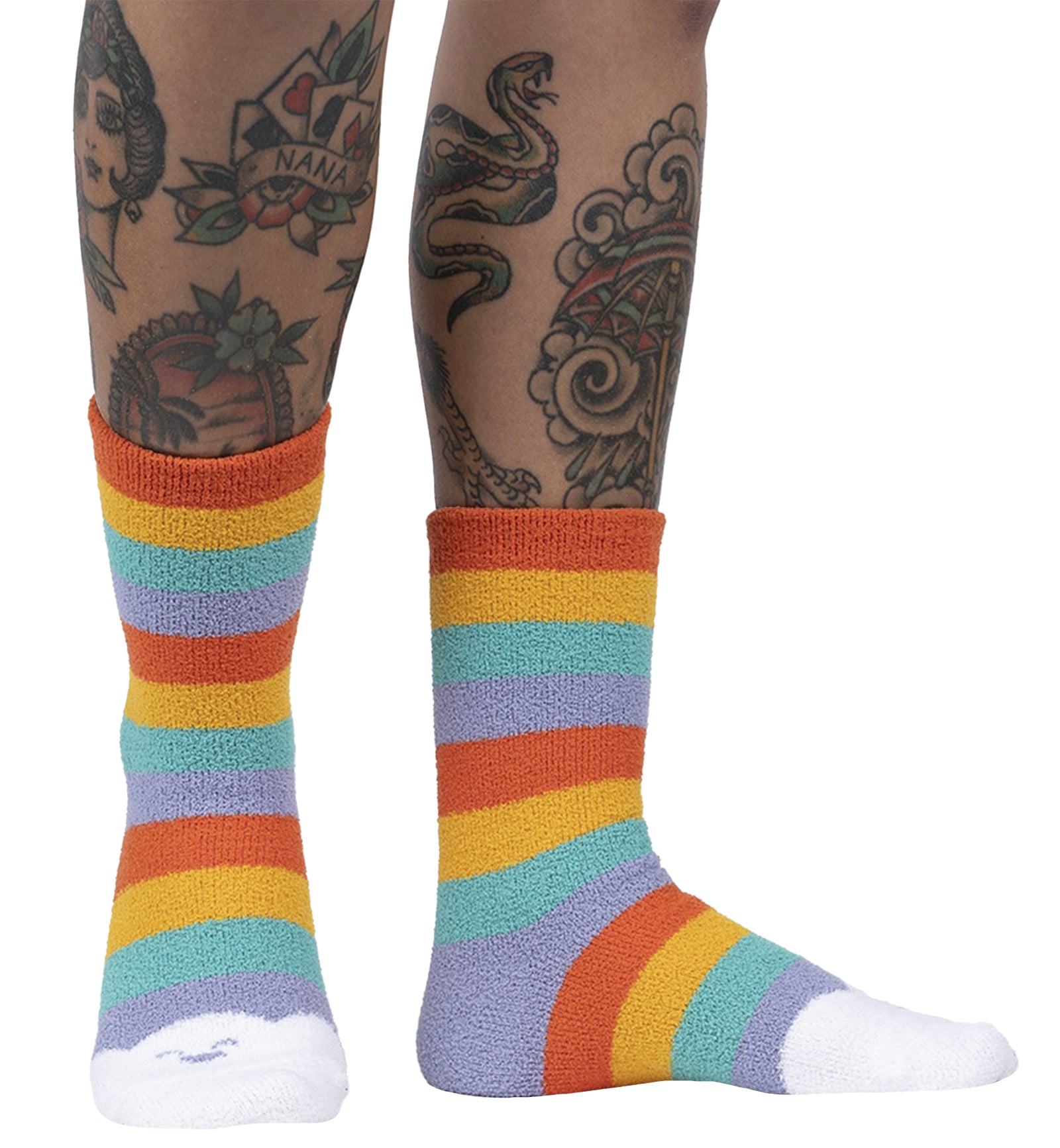 SOCK it to me Slipper Socks (CZ0002),Happy Toes - Happy Toes,One Size