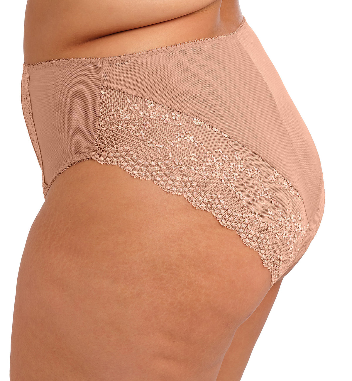 Elomi Lucie Matching High Leg Brief (4498),Small,Mocha - Mocha,Small