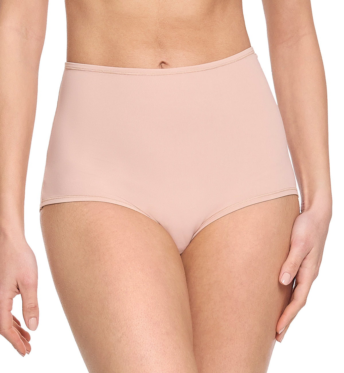 Hanky Panky YourFit High Rise Boyshort (6S2264),Medium,Almond Milk - Almond Milk,One Size