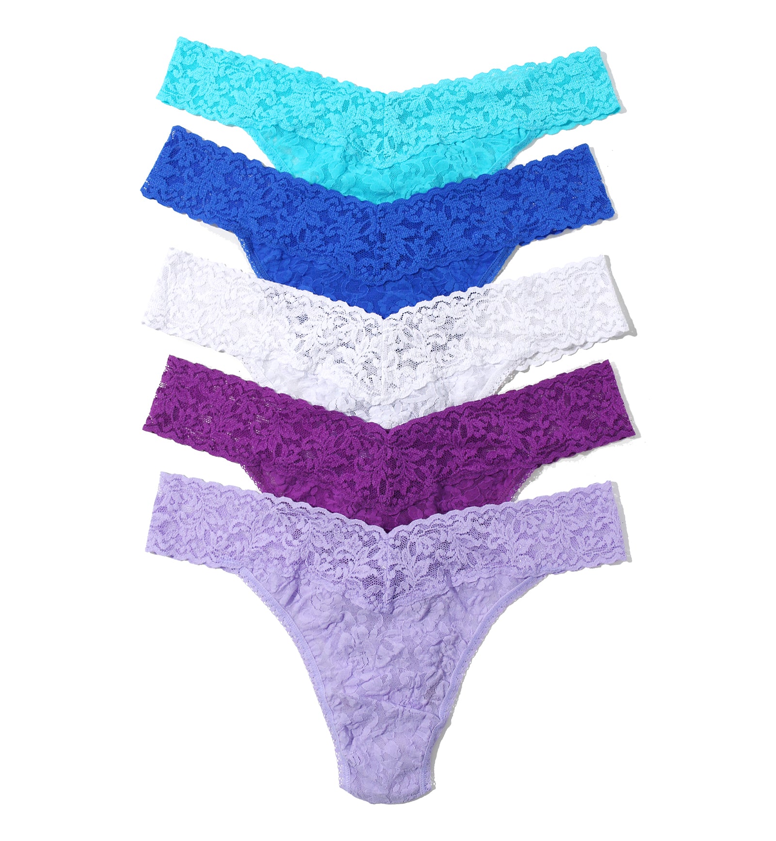 Hanky Panky 5-PACK Signature Lace Original Rise Thong (48115PK) - Holi - Breakout Bras Hanky Panky 5-PACK Signature Lace Original Rise Thong (48115PK) - Holi - Breakout Bras