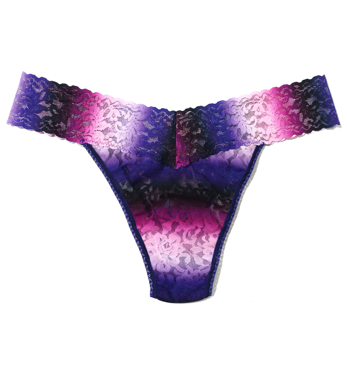 Hanky Panky Signature Lace Printed Original Rise Thong (PR4811P),Before Sunset - Before Sunset,One Size