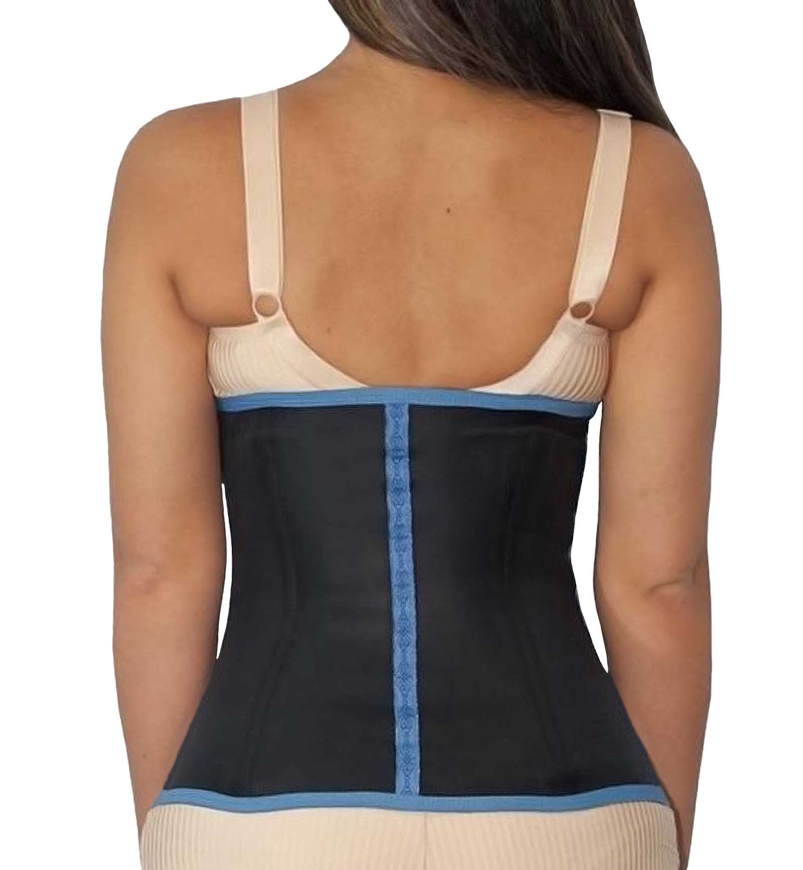 Colombiana Cincher-Ella Premium Grade Latex Waist Trainer (FT1020),XS,Black - Black,XS