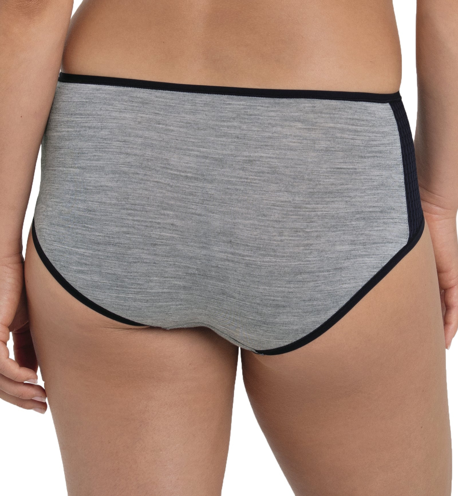 Anita PanAlp Wool Sports Panty (1656),US 6,Black/Melange - Black/Melange,6