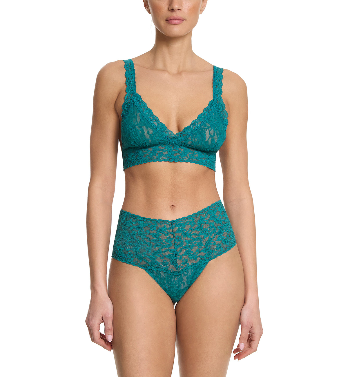 Hanky Panky Retro Lace Thong (9K1926P),Northern Lights - Northern Lights,One Size