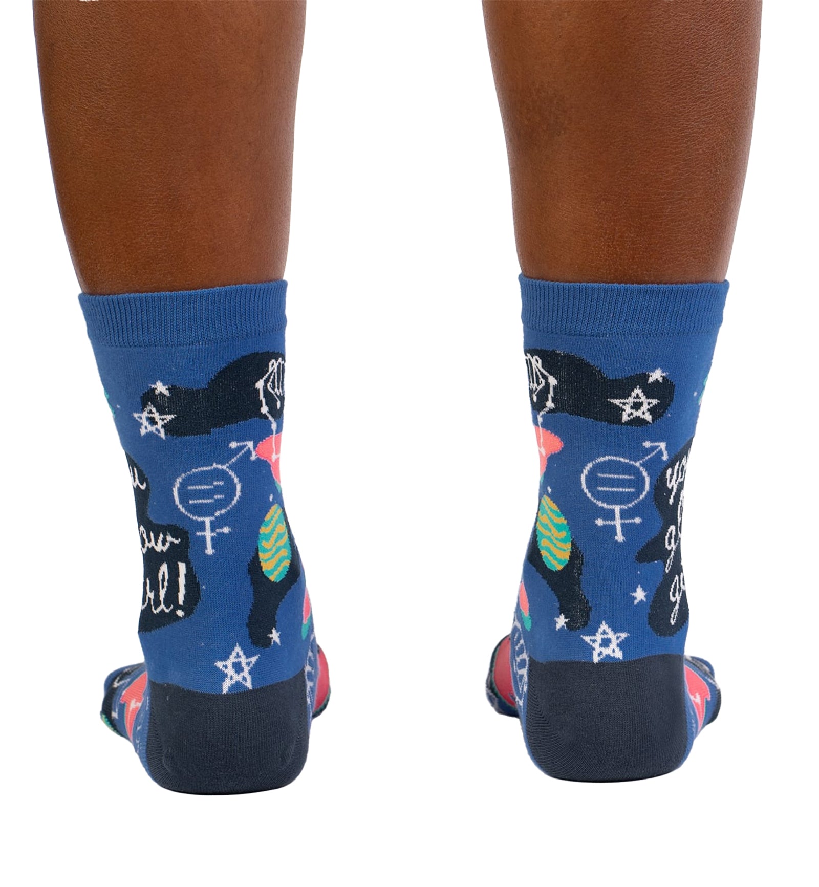 SOCK it to me Women's Crew Socks (w0246),You Glow Girl - You Glow Girl,One Size