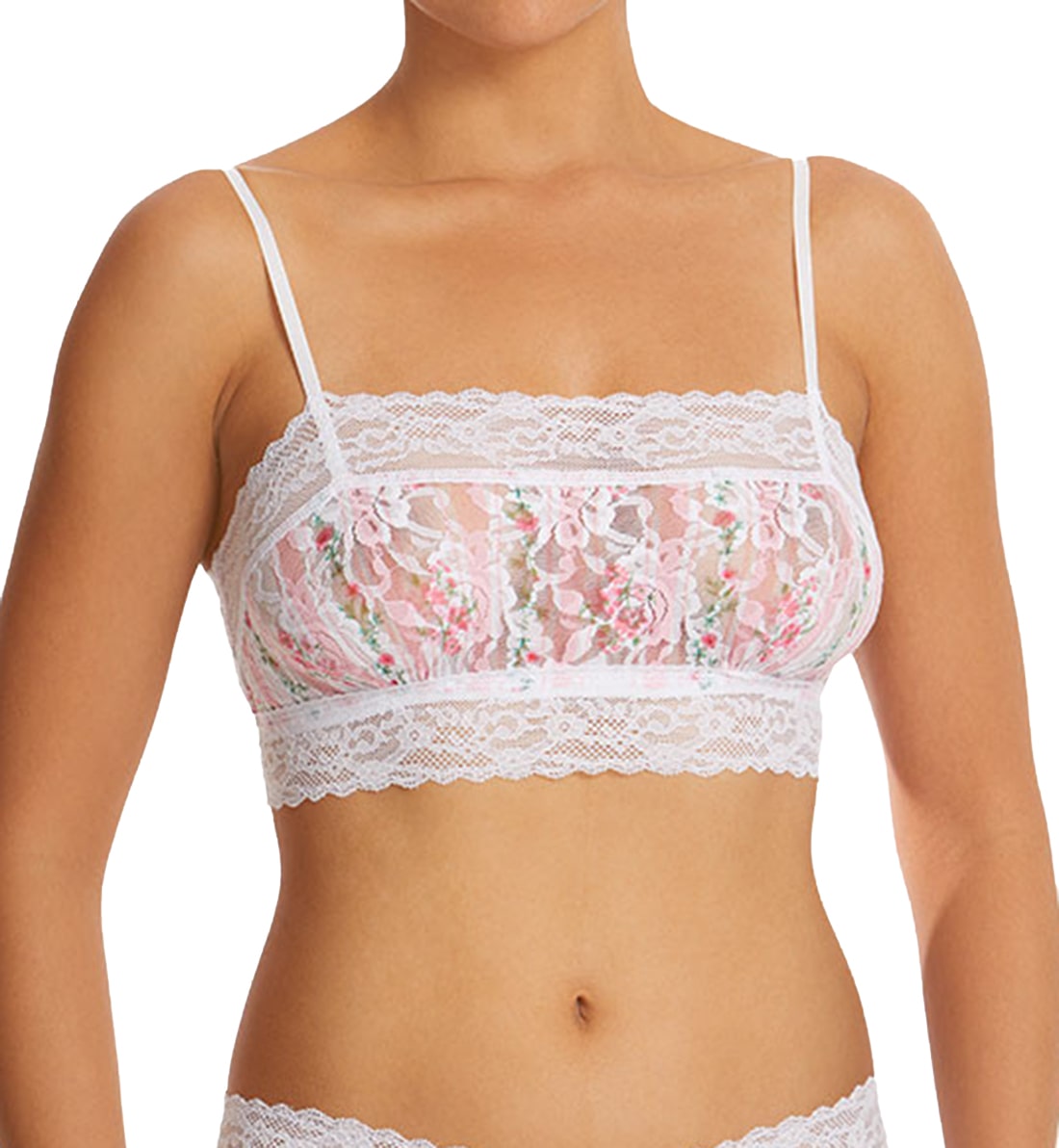 Hanky Panky Prairie Stripe Fashion Bralette (2H7091),XS,Pink Multi - Pink Multi,XS