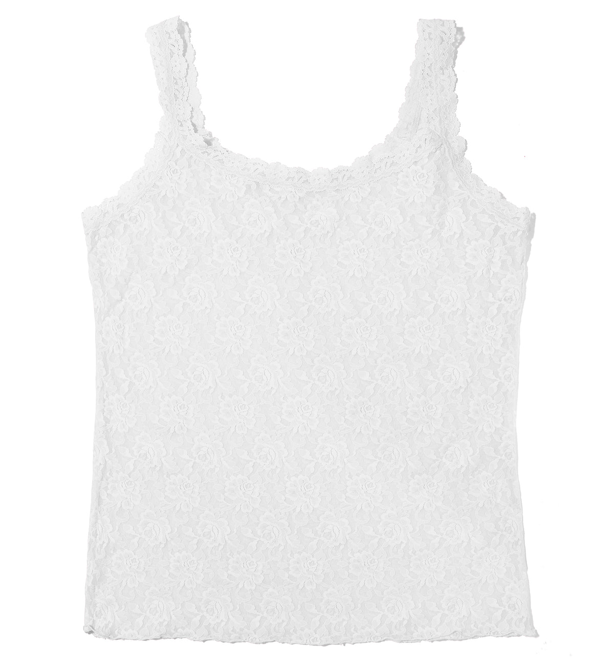 Hanky Panky Signature Lace Unlined Camisole PLUS (1390LX),1X,White - White,1X