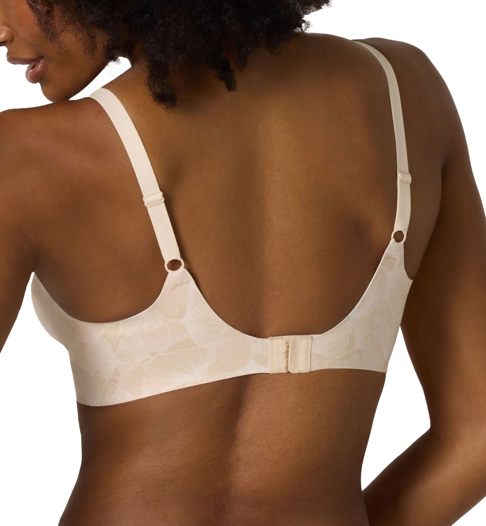 Evelyn & Bobbie Starlette Plunge Bralette (1842),XS,Champagne Ginkgo - Champagne Ginkgo,XS