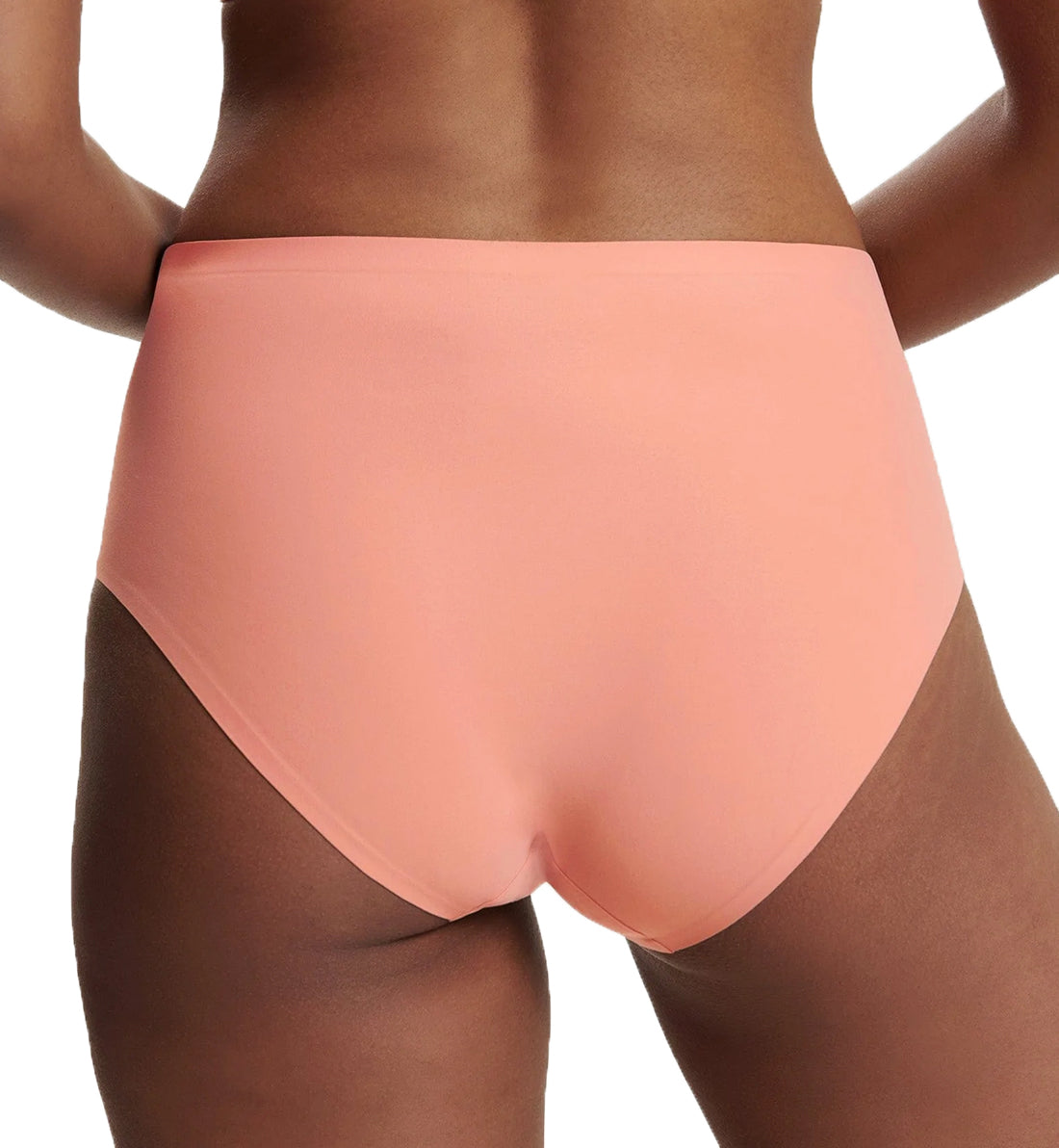 Evelyn & Bobbie High-Waisted Retro Bikini Panty (1704),US 16-24,Coral - Coral,US 16-24