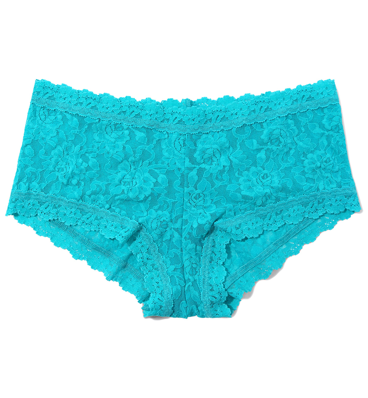 Hanky Panky Signature Lace Boyshort (4812P),XS,Turkish Tile Blue - Turkish Tile Blue,XS