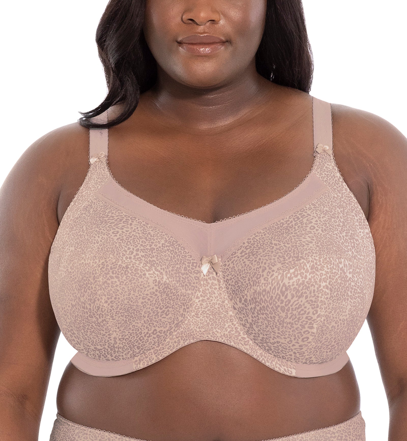 Goddess Kayla Banded Full Cup Underwire Bra (6164),34J,Taupe Leopard - Taupe Leopard,34J