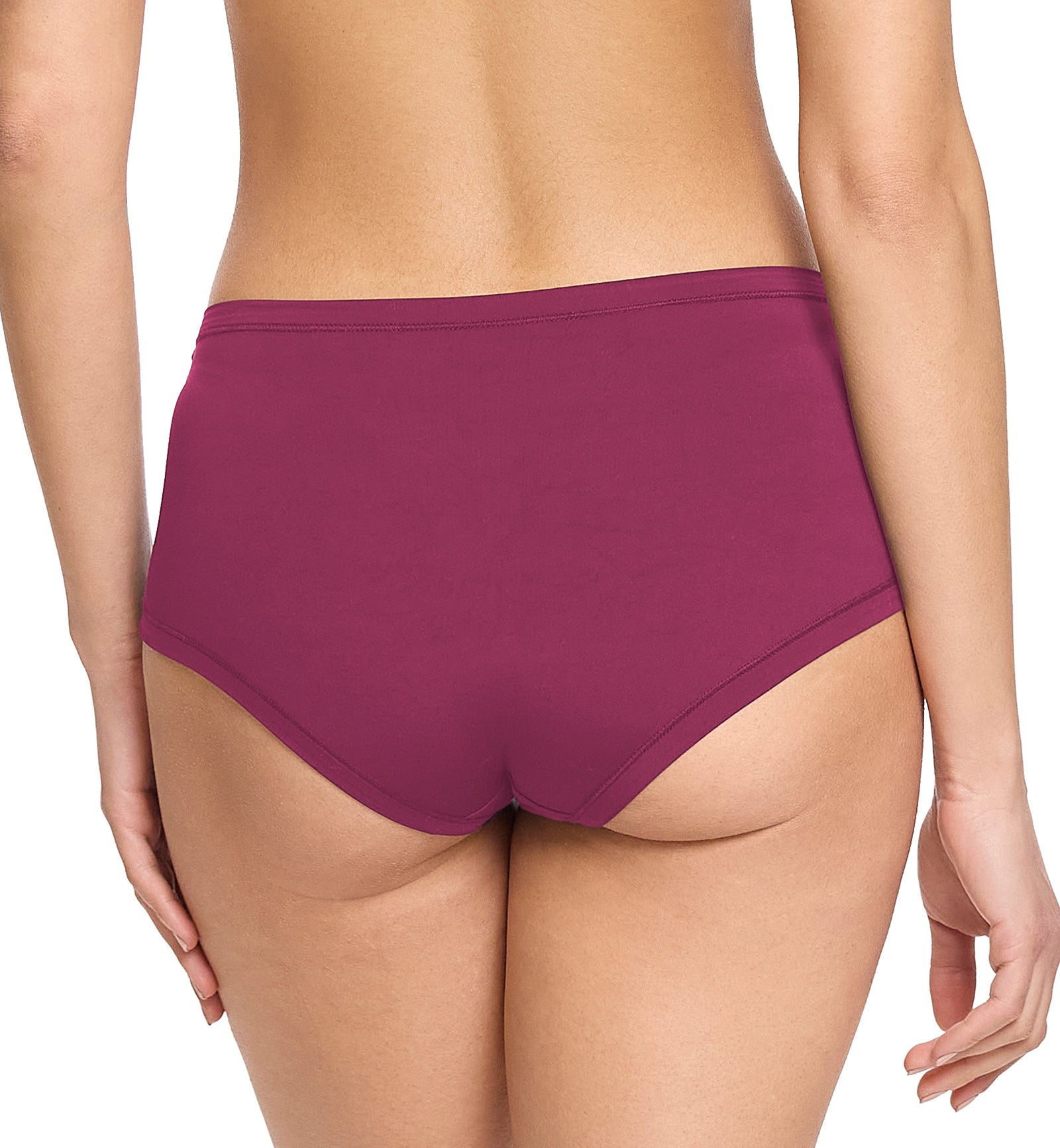 Hanky Panky YourFit Boyshort (6S1294),Medium,Mulled Wine - Mulled Wine,One Size