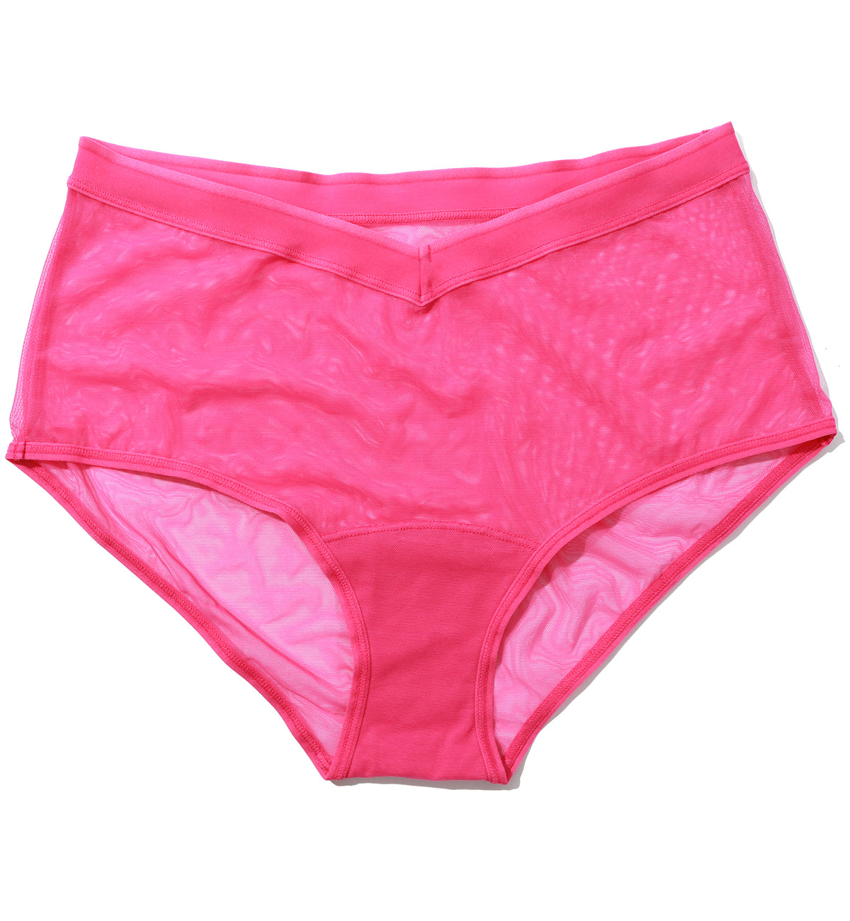 Hanky Panky Mesh Boyshort (7M1274),XS,Berry Burst - Berry Burst,XS