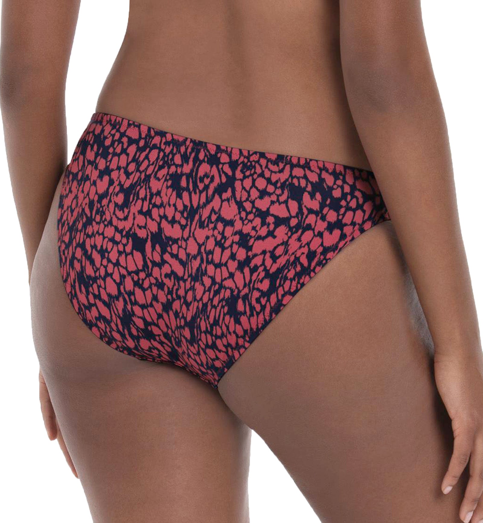Anita Marble Beach Bree Bikini Swim Bottom (8799-0),Small,Rosewood - Rosewood,Small