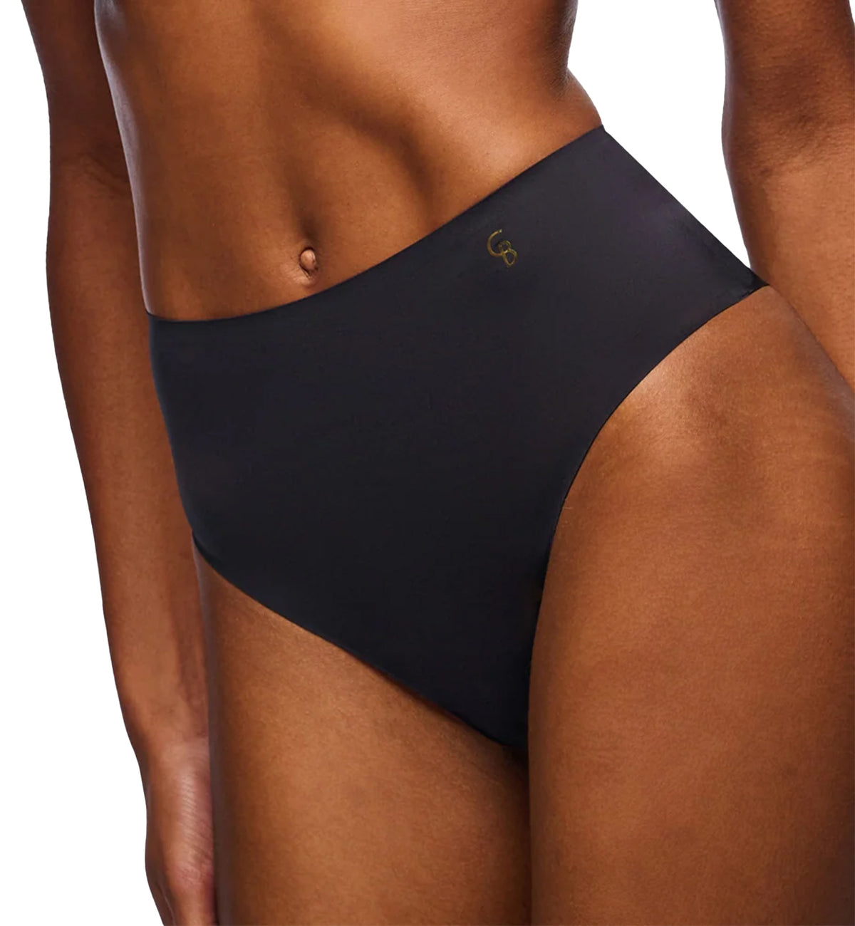 Cosabella Lisciante High Waist Bikini (LISCI0561),Small,Black - Black,Small