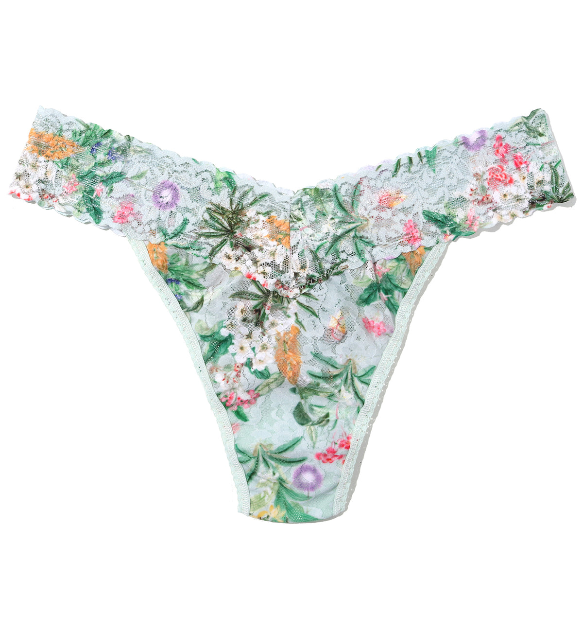 Hanky Panky Signature Lace Printed Original Rise Thong (PR4811P),Floriculture - Floriculture,One Size