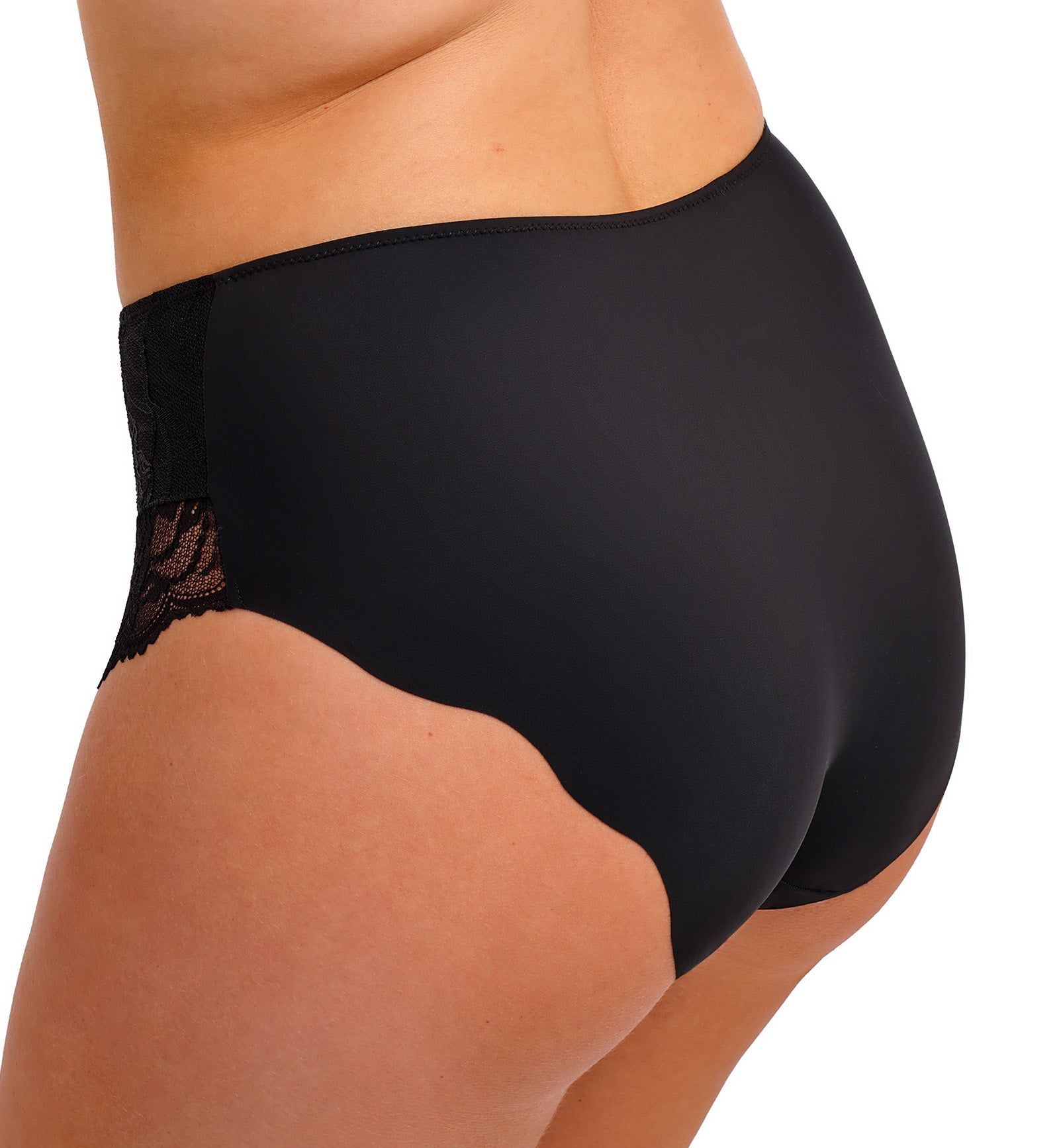 Fantasie Cesile Full Brief Panty (103651),XS,Black - Black,XS