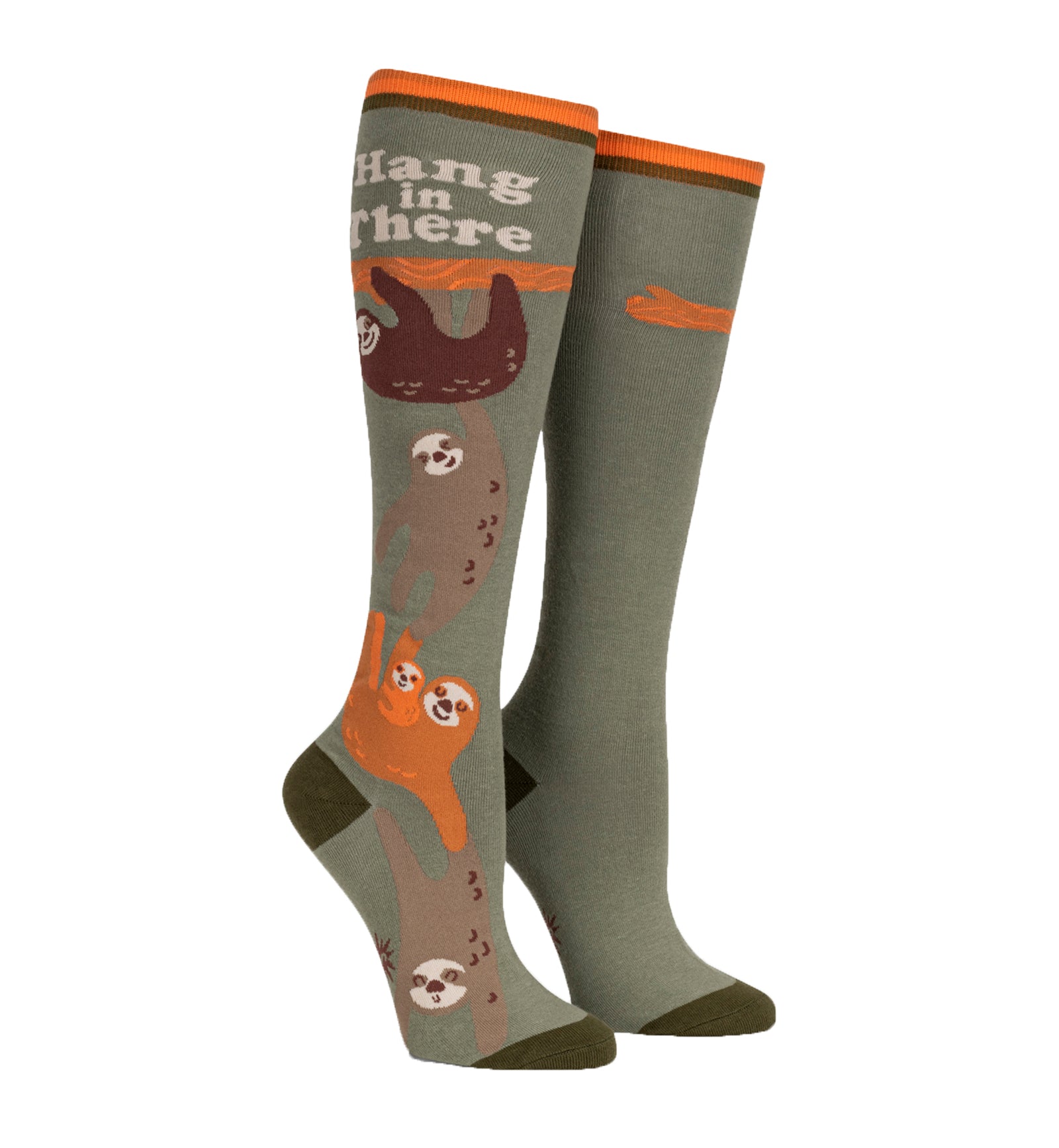 SOCK it to me Unisex Knee High Socks (F0629),Hang in There - Hang in There,One Size
