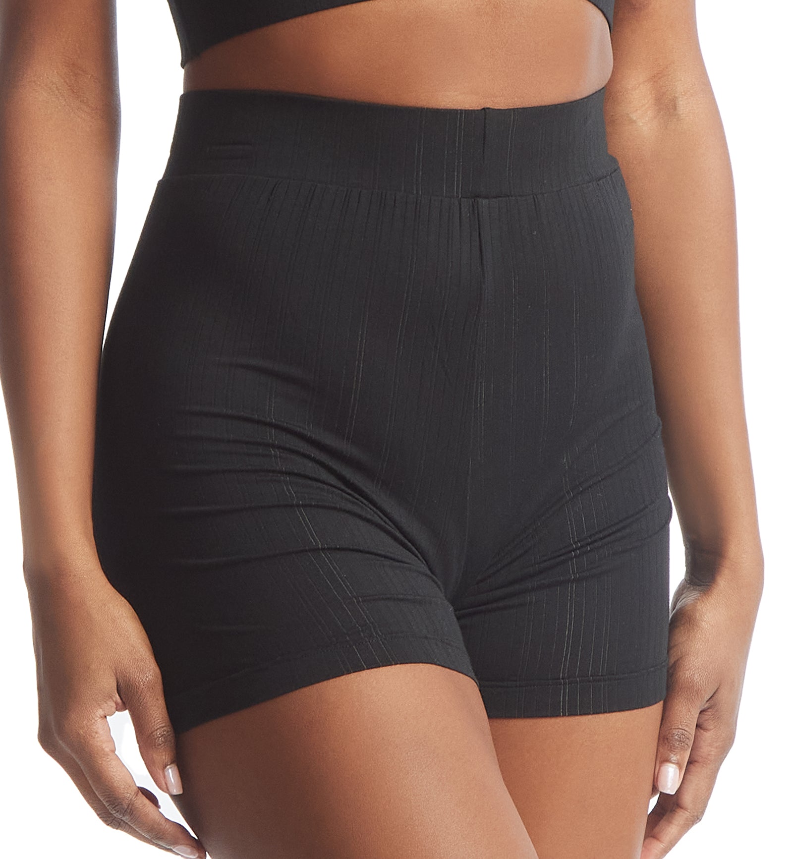 Hanky Panky MellowLuxe Lounge Short (62S502),Small,Black - Black,Small