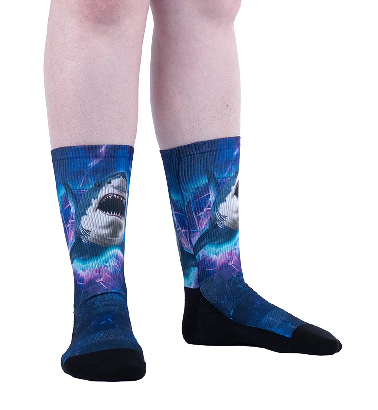 SOCK it to me Athletic Printed Performance Crew Socks (AP0014),In Case of Emergency Break Glass - In Case of Emergency Break Glass,One Size