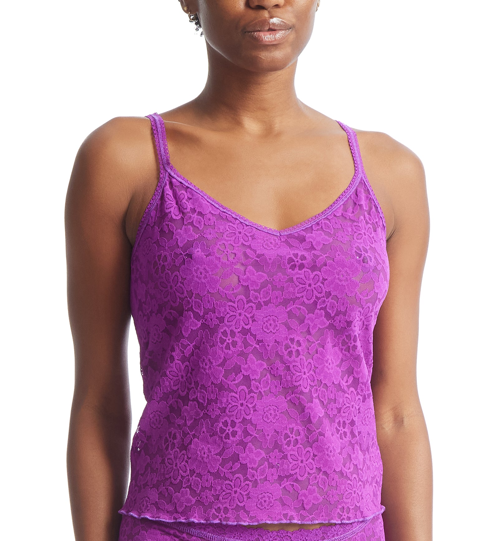 Hanky Panky Daily Lace Camisole (774731P),Small,Aster Garland - Aster Garland,Small