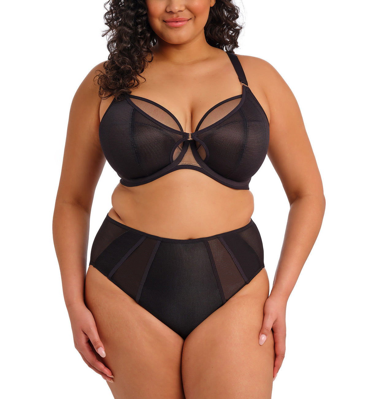 Elomi Kintai Full Brief (301251),Medium,Black - Black,Medium