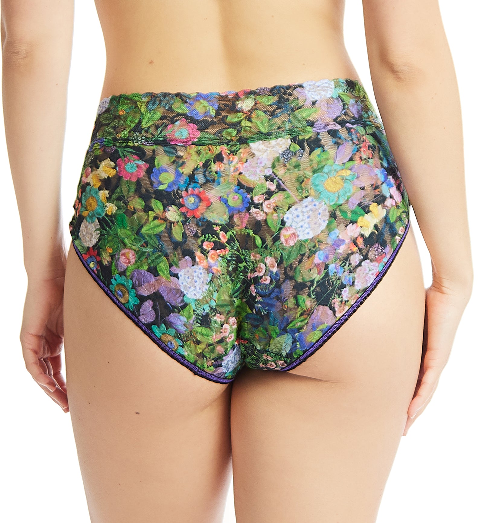 Hanky Panky Signature Lace Printed French Brief (PR461),Small,Voices on the Veranda - Voices on the Veranda,Small