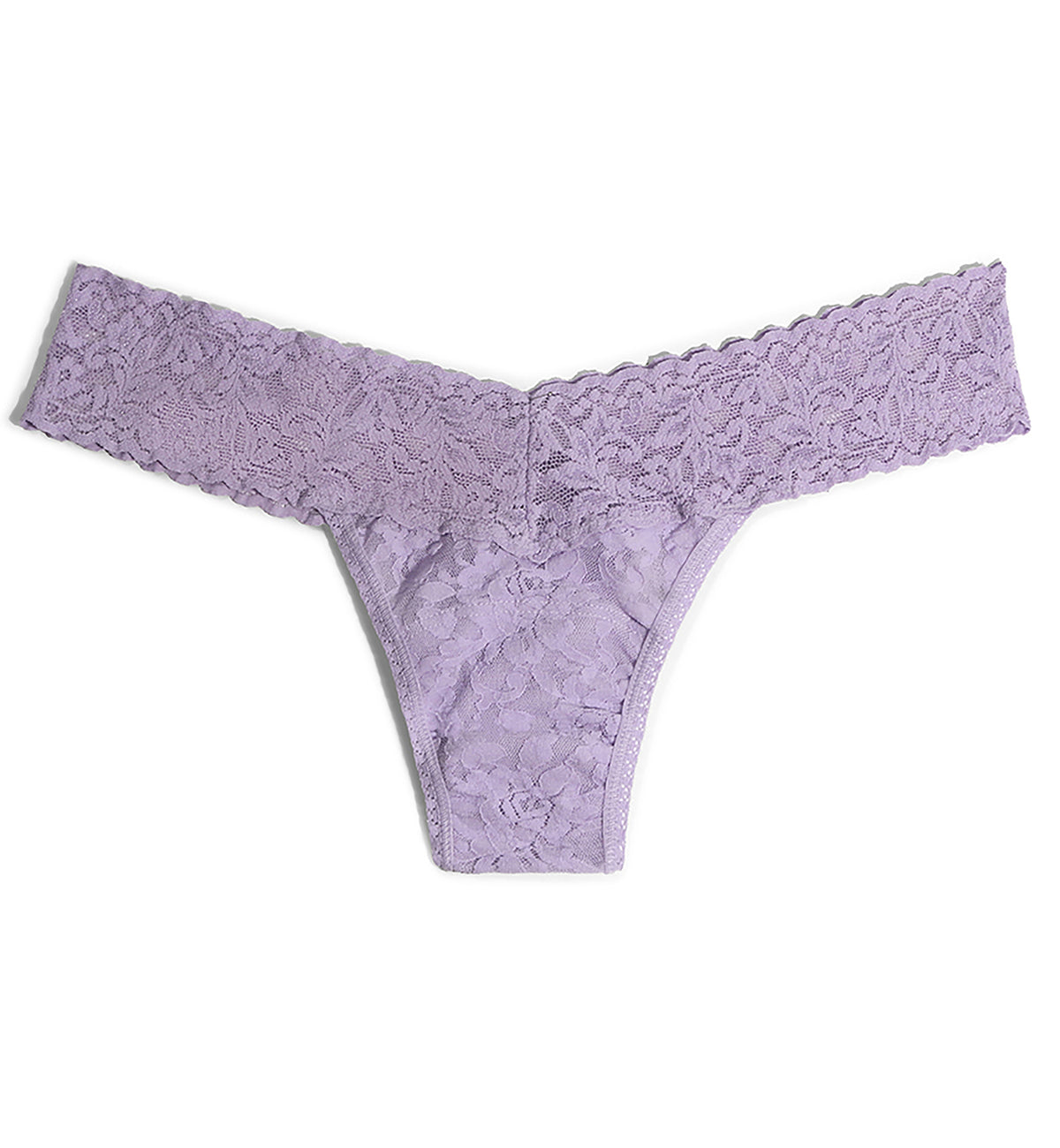Hanky Panky Signature Lace Low Rise Thong (4911P),Cool Lavender - Cool Lavender,One Size