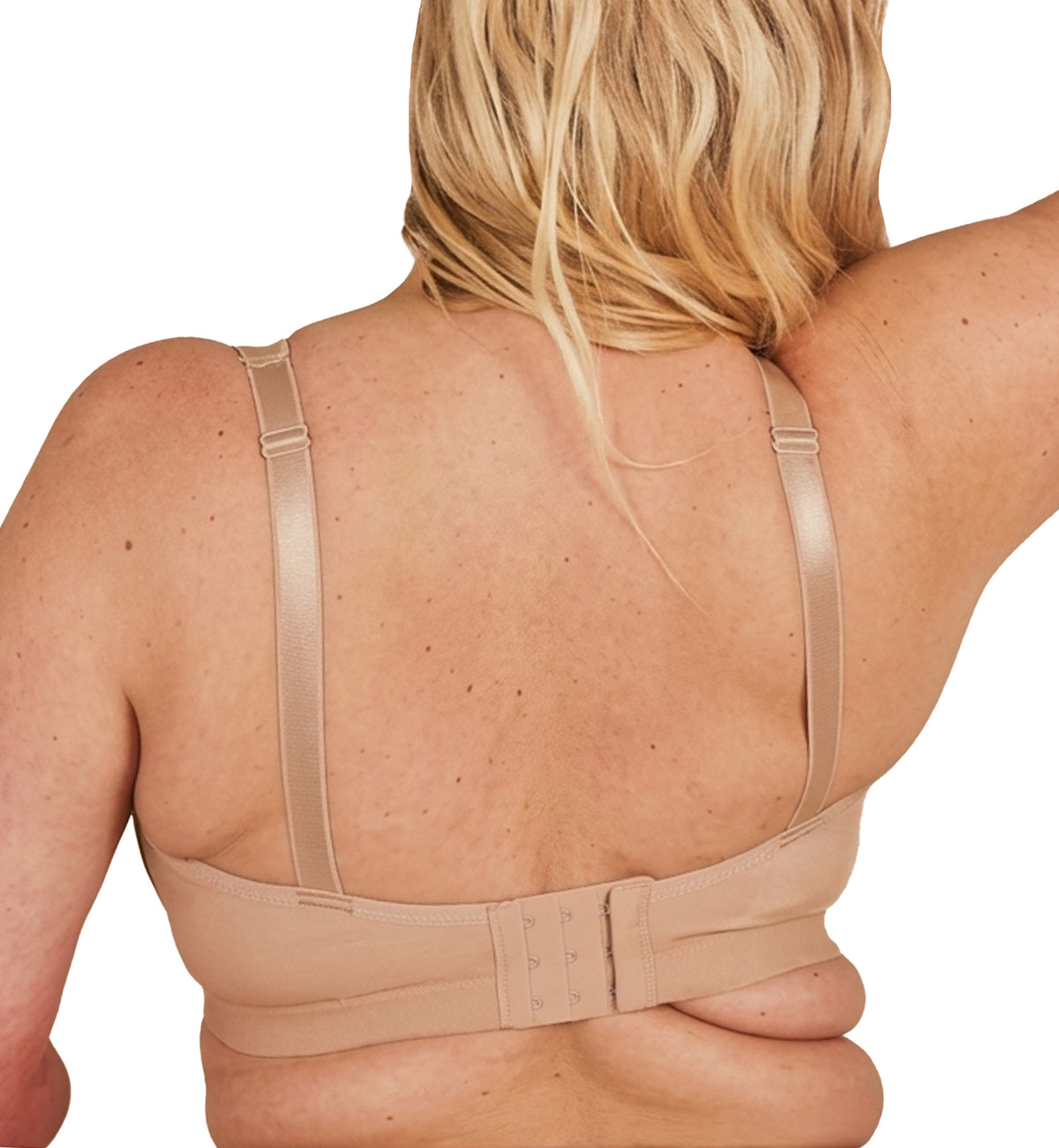 Springrose Easy-On Seamless Cup Front Closure Mobility Bra (EASYON),32-34 B-D,Beige - Beige,32-34 B-D